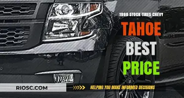 Chevy Tahoe 1999 Stock Tires: Find the Best Price Deals Today