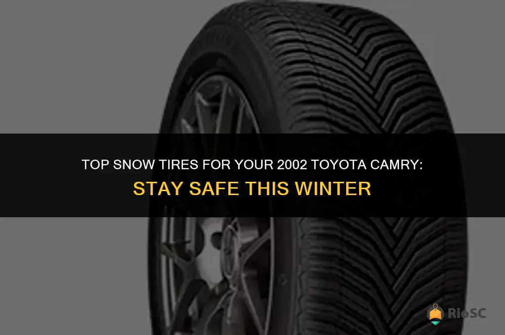 2002 toyota camry snow tires best