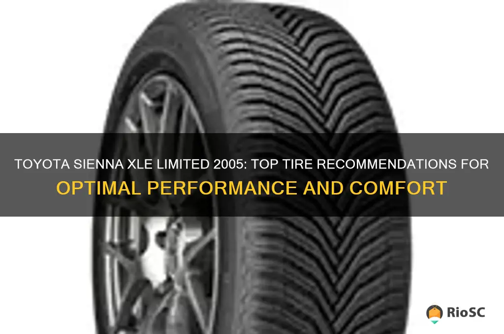 2005 toyota sienna xle limited best tires