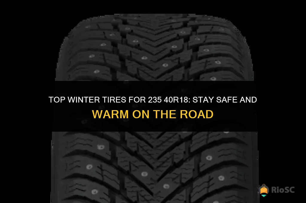 235 40r18 best winter tires