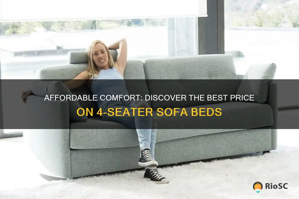 4 seater sofa bed best price