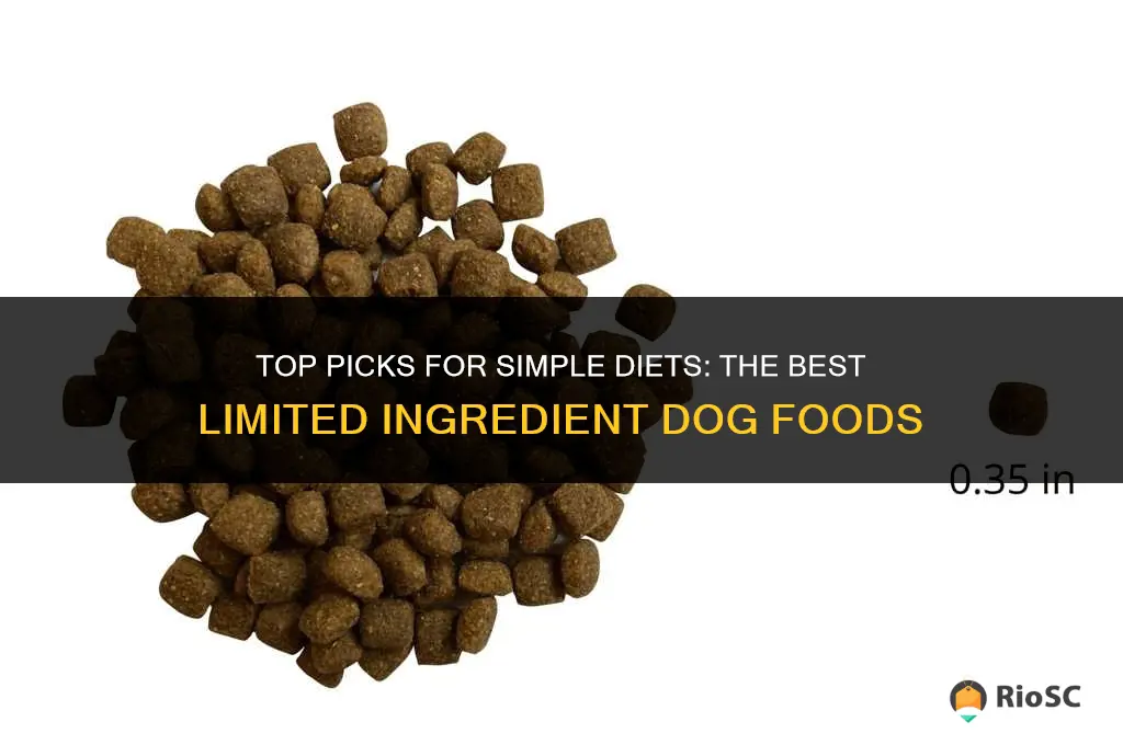 5 best limited ingredient dog food