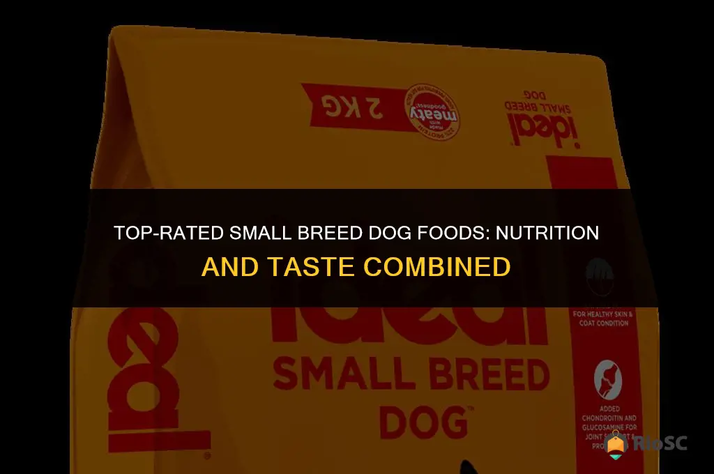 absolute best small breed dog food