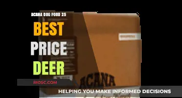 Unbeatable Deals on Acana Dog Food: 25% Off Deer Formula!
