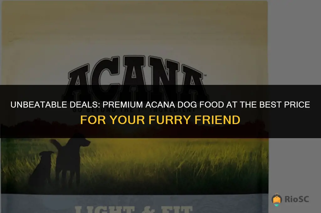 acana dog food 25 best price