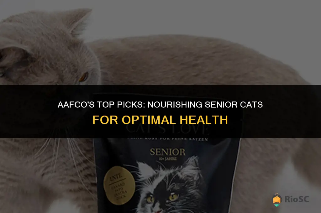 acording aafco best food for senior cat