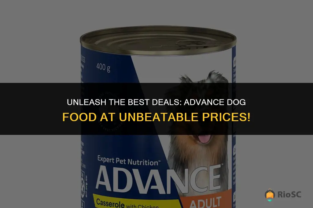 advance dog food best price