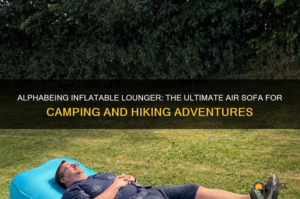 alphabeing inflatable lounger best air lounger sofa for camping hiking