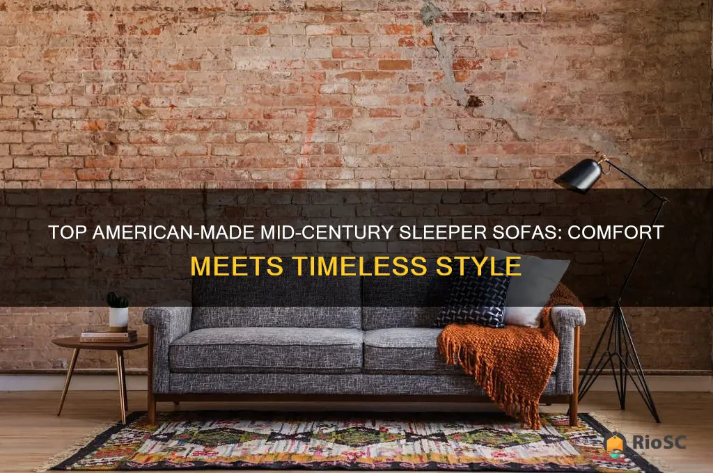 american made mid century sleeper sofa best