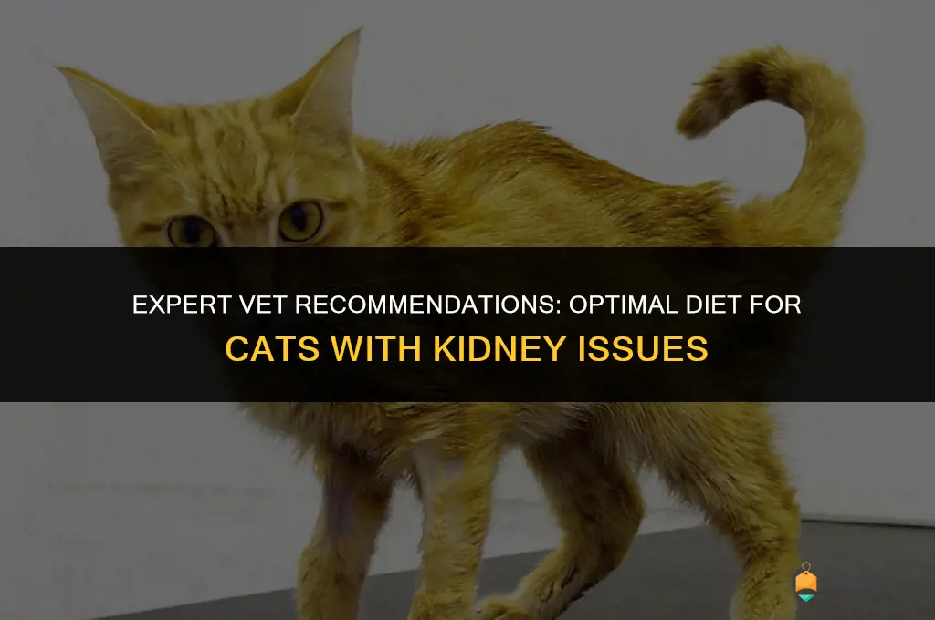 ask vet best food cat kidney problems