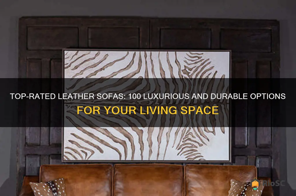 best 100 leather sofas