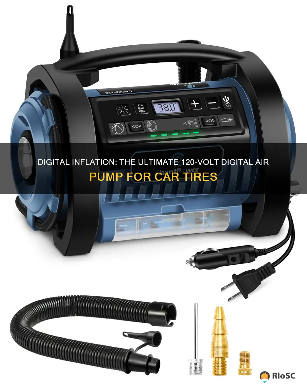 best 120 volt digital air pump for car tires