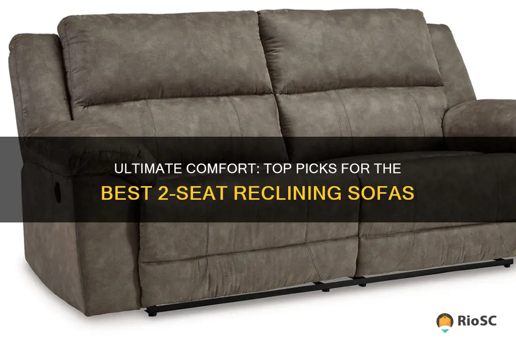 best 2 seat reclining sofa