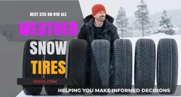 Top-Rated All-Weather Snow Tires: 235 60 R18 Options for Ultimate Performance