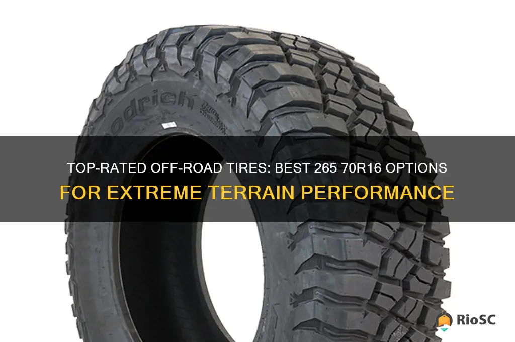 best 265 70r16 off road tires