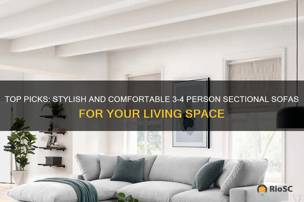 best 3-4 person sectional sofa