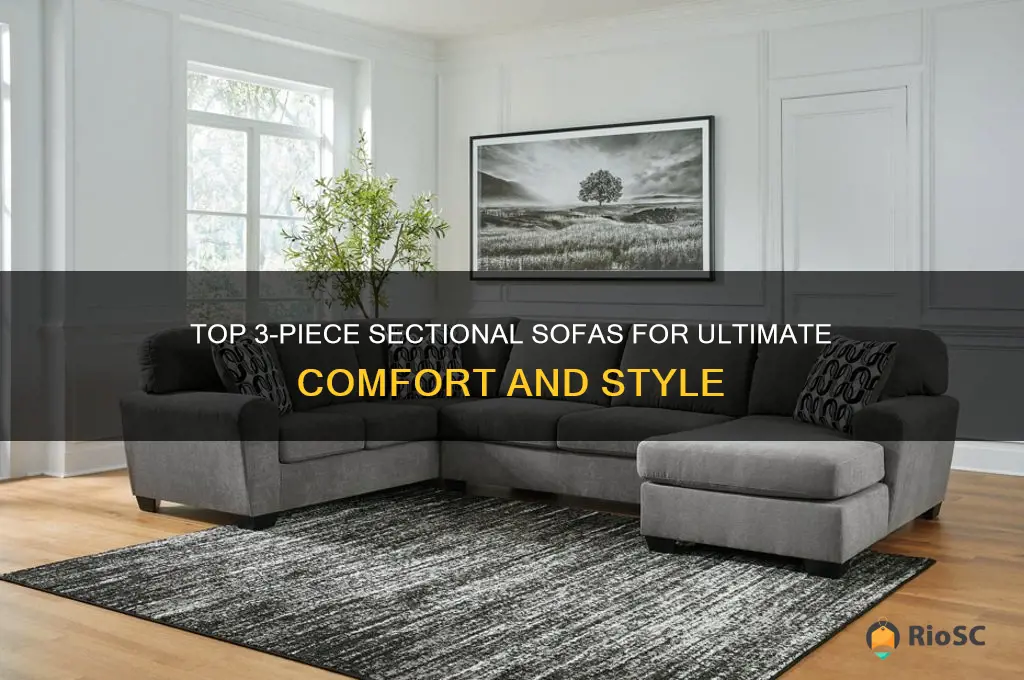 best 3 piece sectional sofa