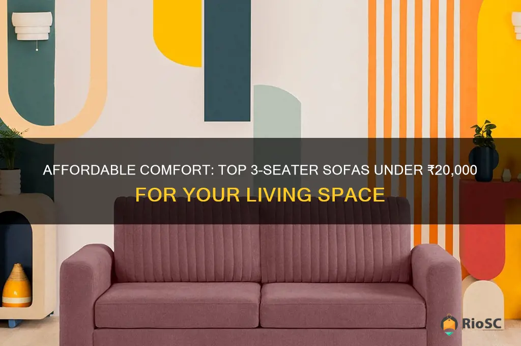 best 3 seater sofa under 20000