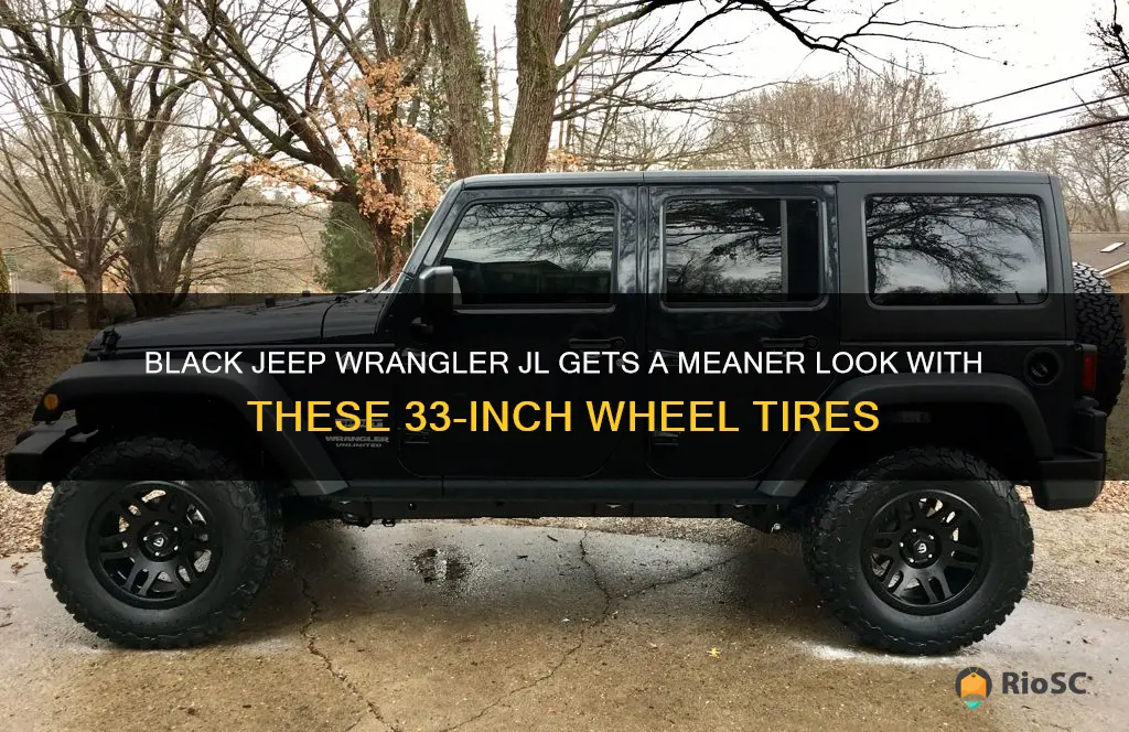 best 33 wheel tires black for jeep wrangler jl