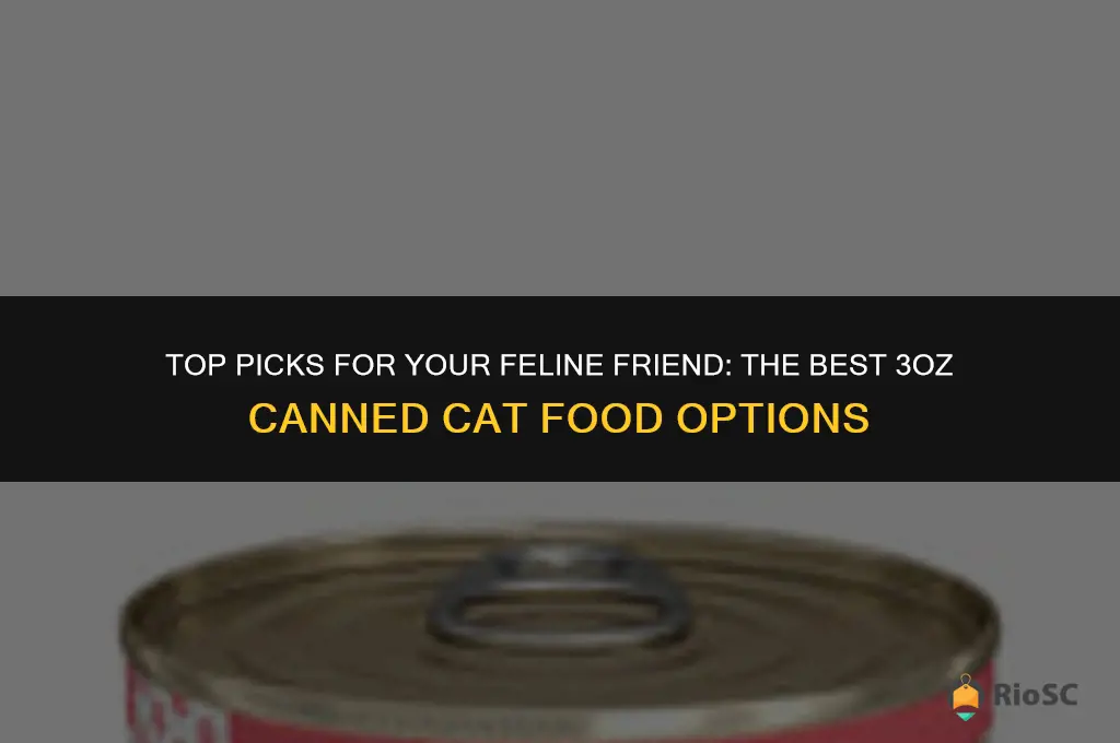 best 3oz canned cat food