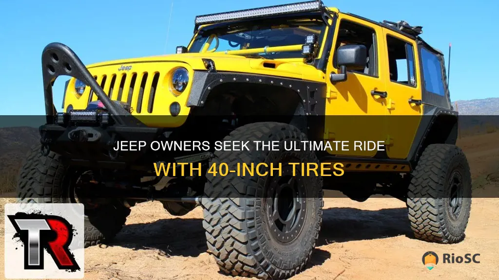 best 40 inch tires jeep