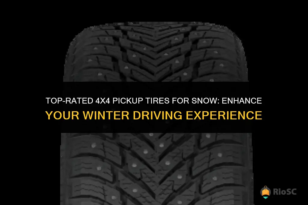best 4x4 pick up tires for snow