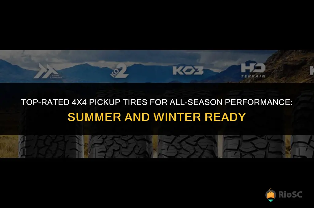 best 4x4 pick up tires for summer and winter