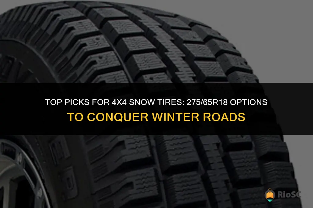 best 4x4 snow tires 275 65r 18