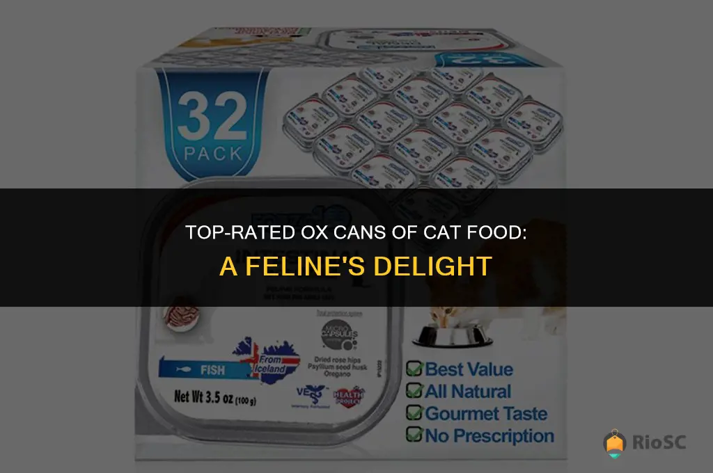 best 5 ox cans of cat food