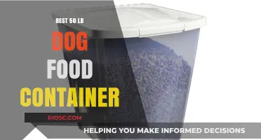 Top-Rated 50-Pound Dog Food Containers: Keep Your Pet's Meals Fresh and Organized