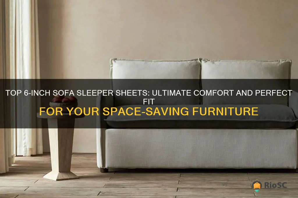 best 6 inch sofa sleeper sheets