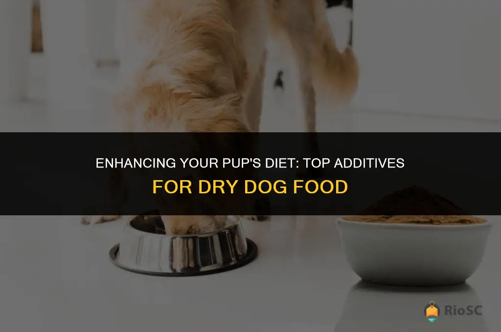 best additives to dry dog food