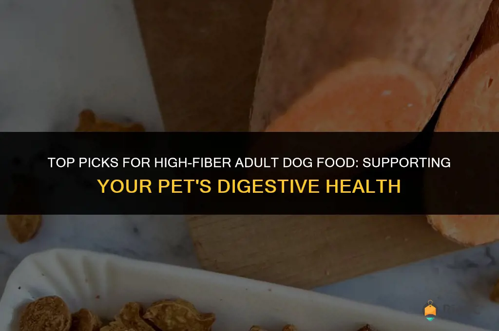 best adult dog food fiber