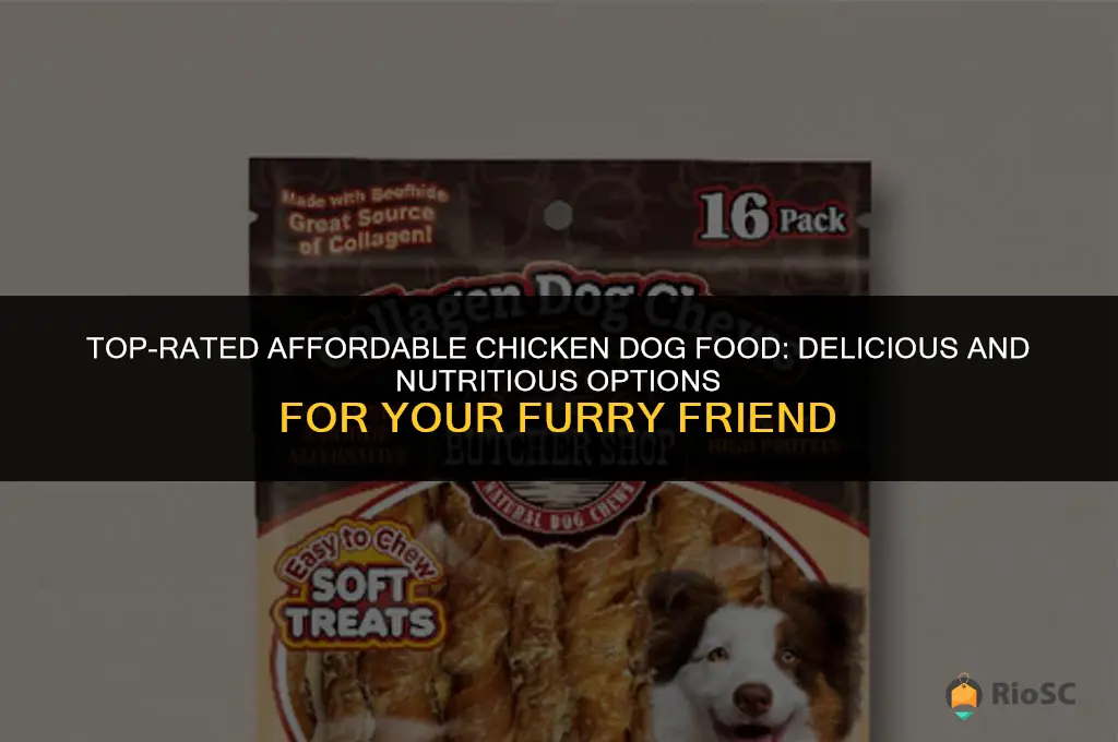 best affordable chicken dog food