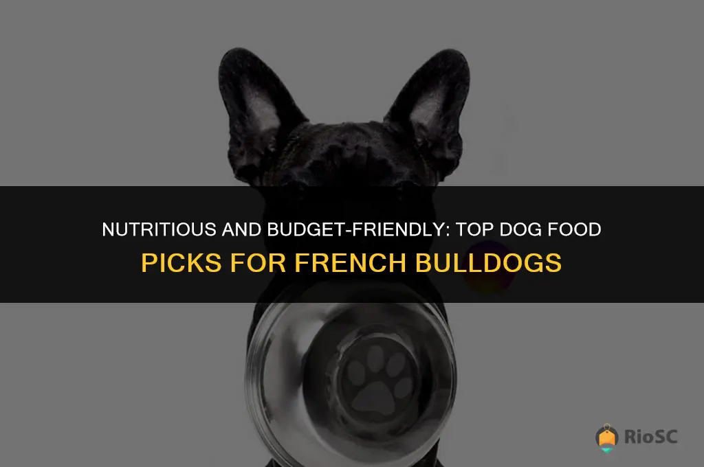best affordable dog food for french bulldogs
