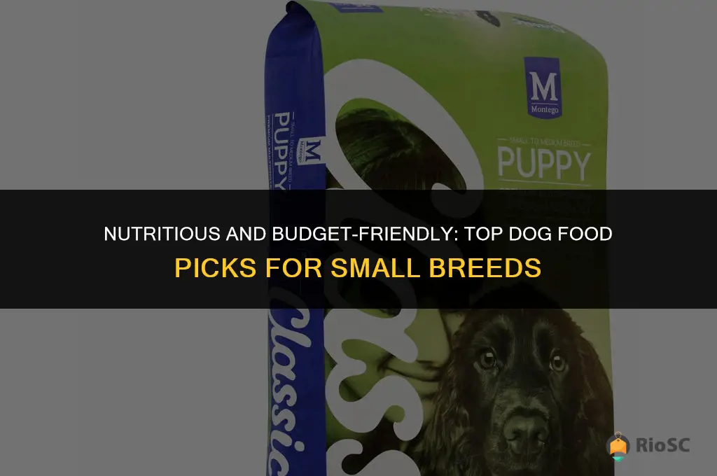 best affordable dog food for small breeds