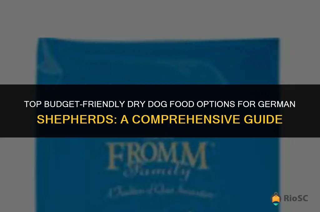 best affordable dry dog food for german shepherds