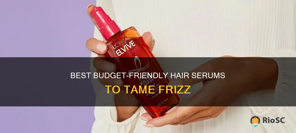 best affordable hair serum for frizzy hair