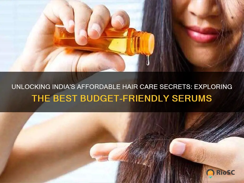 best affordable hair serums in india