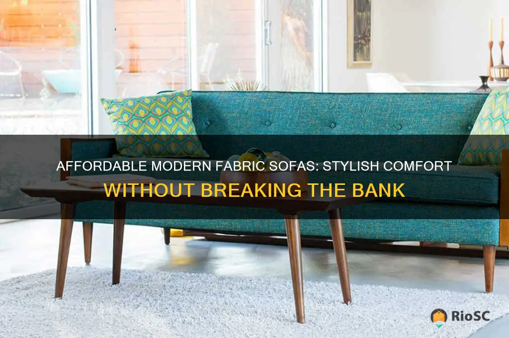 best affordable modern fabric sofa