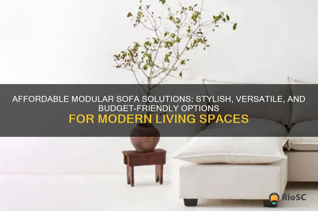 best affordable modular sofa