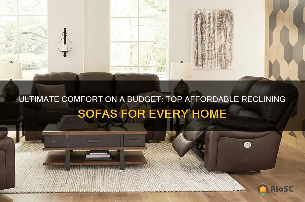 best affordable reclining sofa
