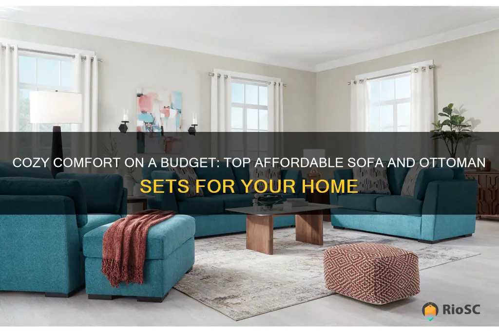 best affordable sofa with ottoman