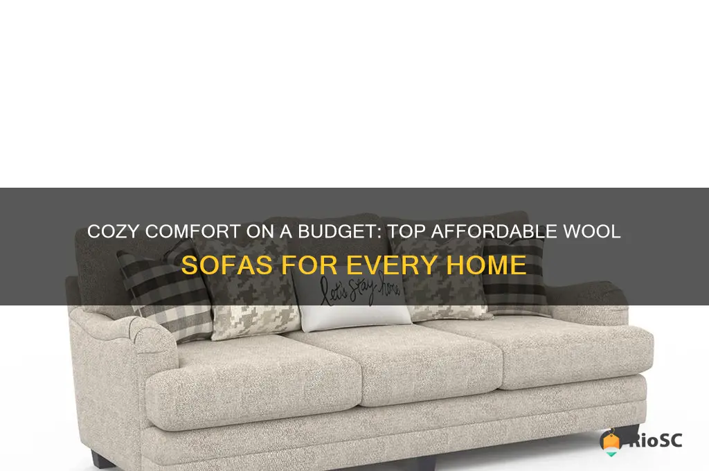 best affordable wool sofa