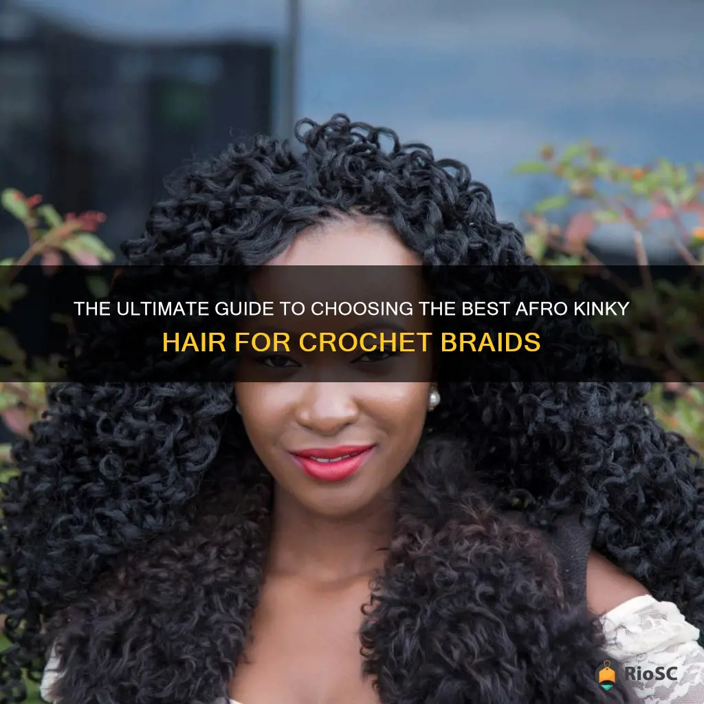 best afro kinky hair for crochet braids