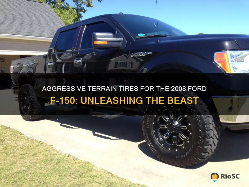 best aggressive terrain tires for 2008 ford 150