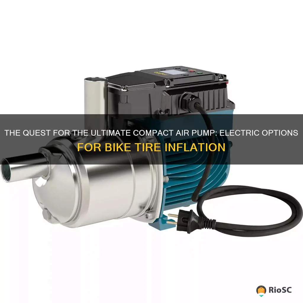 best air pump electric smallest bike tires