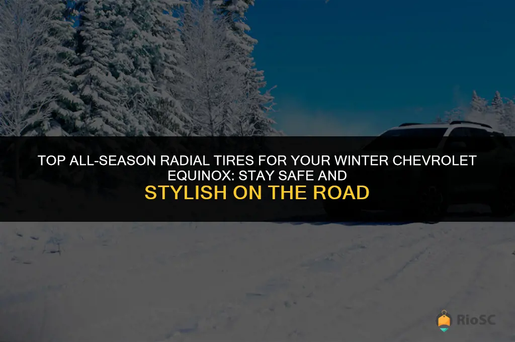 best all season radial tires for winter chevrolet equinox