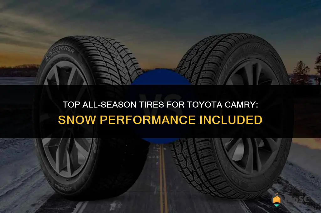best all season tires for toyota camry in snow