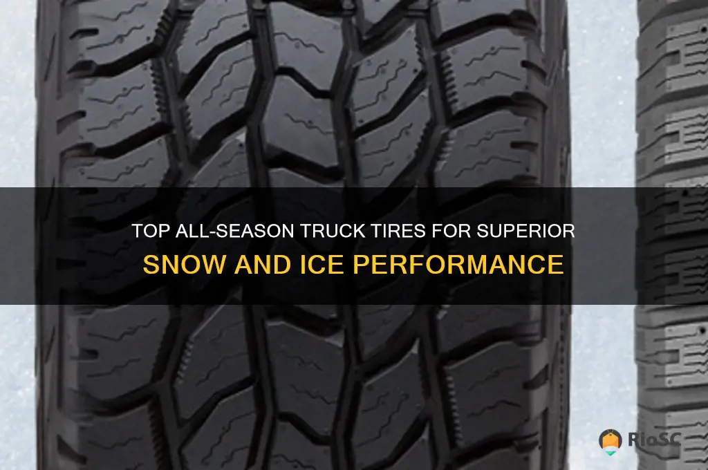 best all-season truck tires for snow and ice